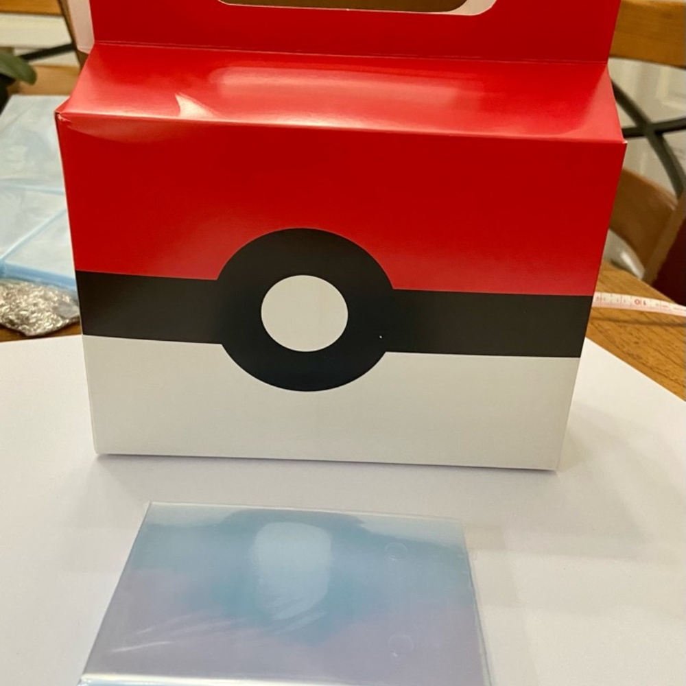 Pokemon Collectible Box with 50 pcs of Pokemon Cards Plastic Sleeves